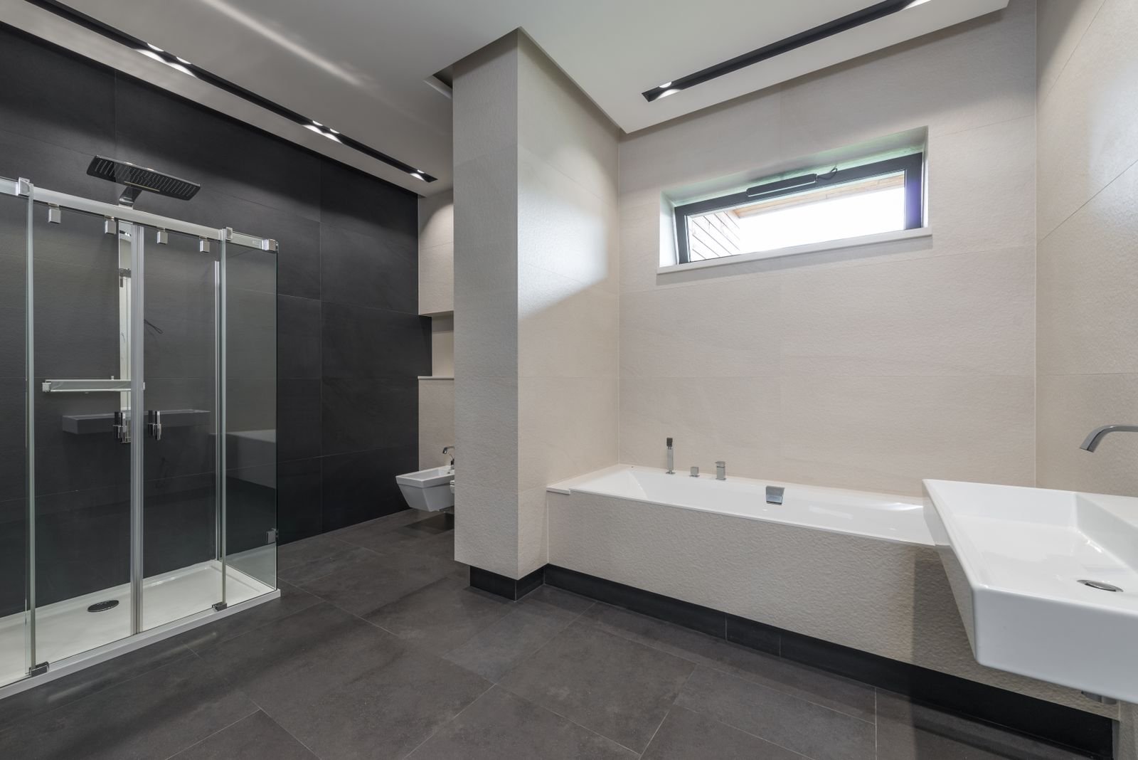 Modern bathroom renovation in Dubai